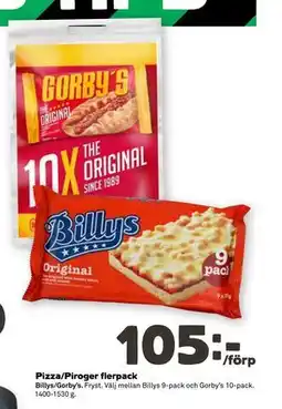 Coop Daglivs Pizza/Piroger flerpack erbjuda