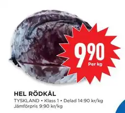 Willys HEL RÖDKÅL erbjuda