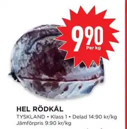 Willys Hemma HEL RÖDKÅL erbjuda