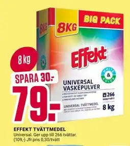 ÖoB EFFEKT TVÄTTMEDEL erbjuda