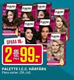 ÖoB PALETTE I.C.C. HÅRFÄRG erbjuda