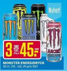 ÖoB MONSTER ENERGIDRYCK erbjuda