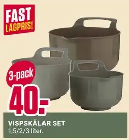ÖoB VISPSKÅLAR SET erbjuda