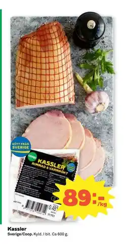 Coop Daglivs Kassler erbjuda