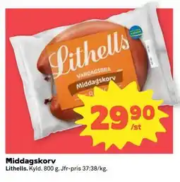 Coop Daglivs Middagskorv erbjuda