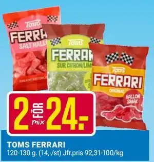 ÖoB TOMS FERRARI erbjuda