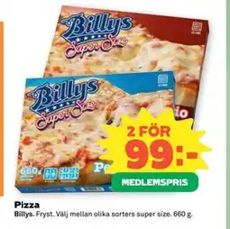 Coop Daglivs Pizza, Medlemspris erbjuda