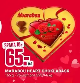 ÖoB MARABOU HEART CHOKLADASK erbjuda