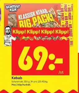 ICA Kvantum Kebab erbjuda