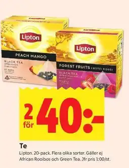 ICA Kvantum Te erbjuda