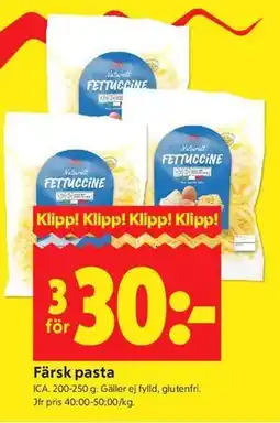 ICA Kvantum Färsk pasta erbjuda