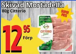 Supergrossen Skivad Mortadella erbjuda