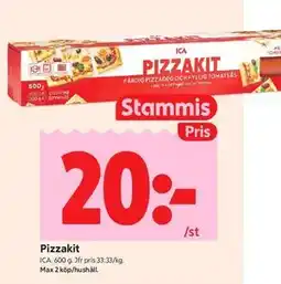 ICA Kvantum Pizzakit, Medlemspris erbjuda