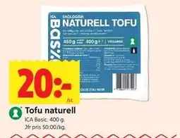 ICA Kvantum Tofu naturell erbjuda