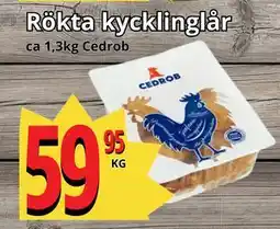 Supergrossen Rökta kycklinglår erbjuda