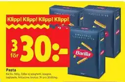 ICA Kvantum Pasta erbjuda