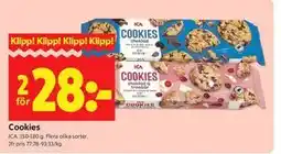 ICA Kvantum Cookies erbjuda