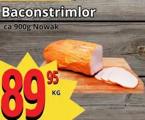 Supergrossen Baconstrimlor erbjuda