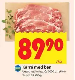 ICA Kvantum Karré med ben erbjuda