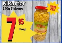 Supergrossen Kikärtor erbjuda