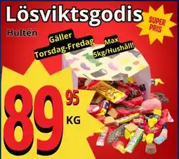 Supergrossen Lösviktsgodis erbjuda