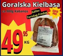 Supergrossen Goralska Kielbasa erbjuda