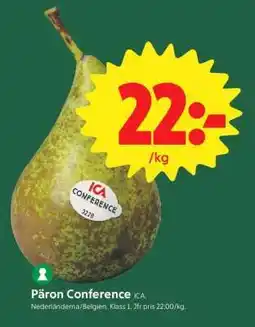 ICA Supermarket Päron conference erbjuda