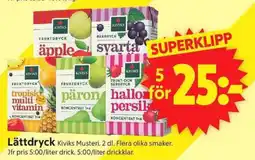 ICA Supermarket Lättdryck Kiviks Musteri erbjuda