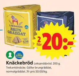 ICA Supermarket Knäckebröd Leksandsbröd erbjuda