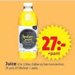 ICA Supermarket JUICE erbjuda