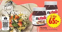 ICA Supermarket Nutella erbjuda