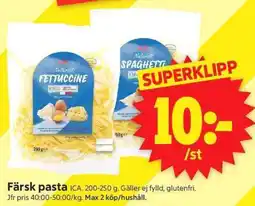 ICA Supermarket Färsk Pasta erbjuda
