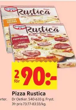 ICA Supermarket PIZZA RUSTICA erbjuda