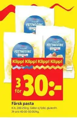 ICA Supermarket Färsk Pasta erbjuda