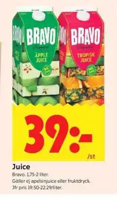 ICA Supermarket JUICE erbjuda