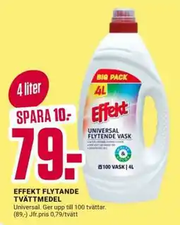 ÖoB EFFEKTF FLYTANDE TVÄTTMEDEL erbjuda
