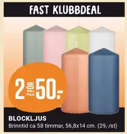 ÖoB Blockljus erbjuda