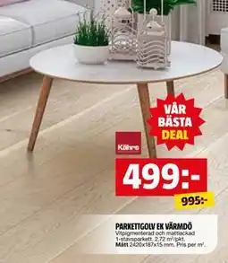 Bauhaus PARKETTGOLV EK VÄRMDÖ erbjuda