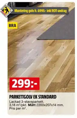 Bauhaus PARKETTGOLV EK STANDARD erbjuda