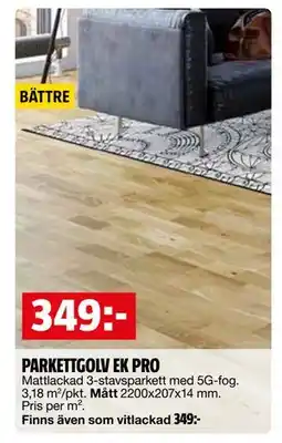 Bauhaus PARKETTGOLV EK PRO erbjuda