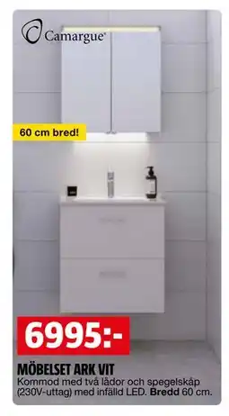 Bauhaus MÖBELSET ARK VIT erbjuda