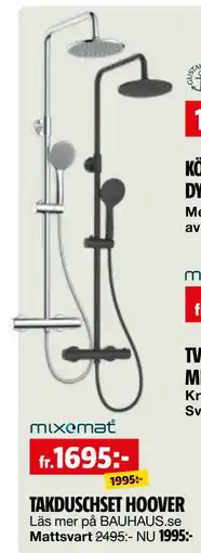 Bauhaus TAKDUSCHSET HOOVER erbjuda