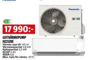 LUFTVÄRMEPUMP HZ25ZKE