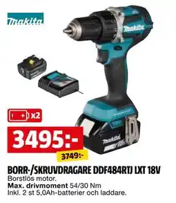 Bauhaus BORR-/SKRUVDRAGARE DDF484RTJ LXT 18V erbjuda