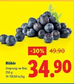 Lidl Blåbär erbjuda