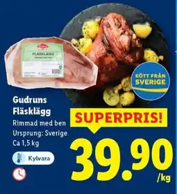 Lidl Gudruns Fläsklägg erbjuda