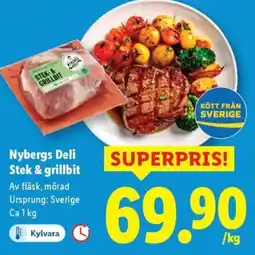 Lidl Nybergs Deli Stek & grillbit erbjuda