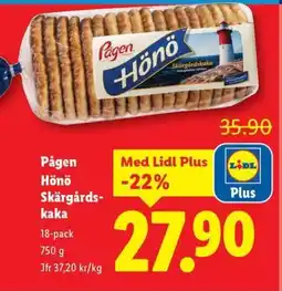 Lidl Pagen Hönö Skargårdskaka kaka erbjuda