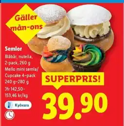 Lidl Semlor erbjuda