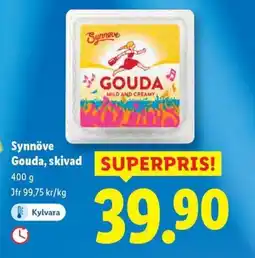 Lidl Synnöve Gouda, skivad erbjuda